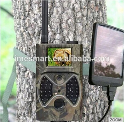 Охотничья камера HC300M с солнечной панелью 12 МП пик датчик GSM MMS фотоловушка
