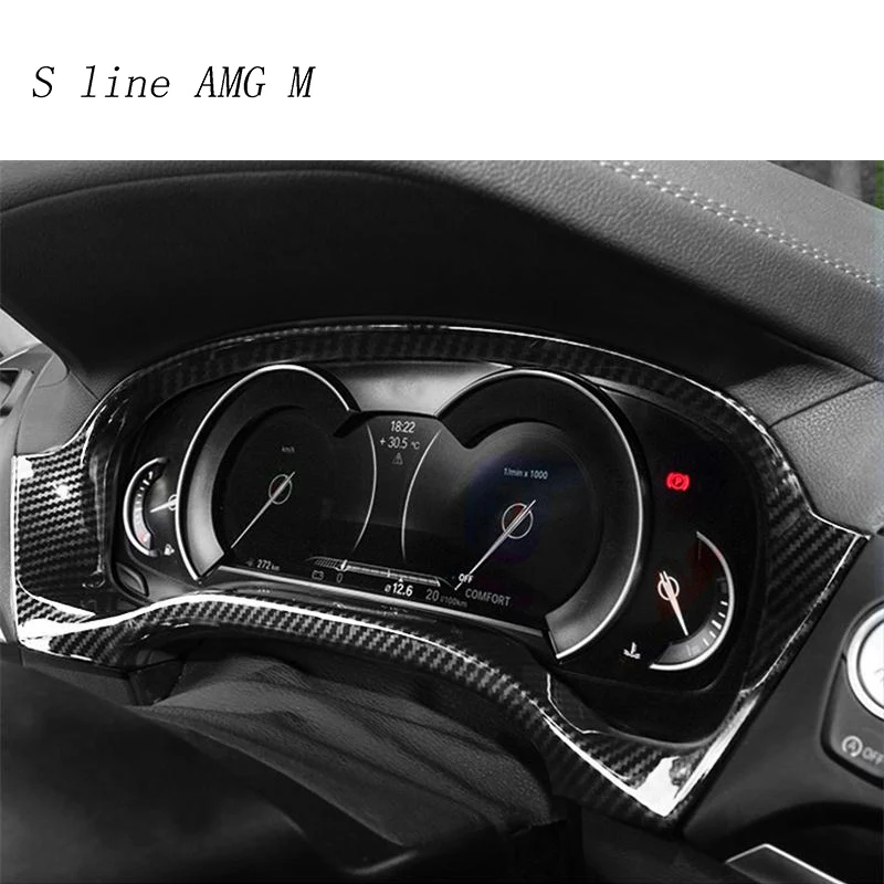 Автомобильный Стайлинг интерьерная приборная панель декоративная рамка приборной панели наклейки Накладка для BMW X3 G01 X4 интерьерные авто аксессуары