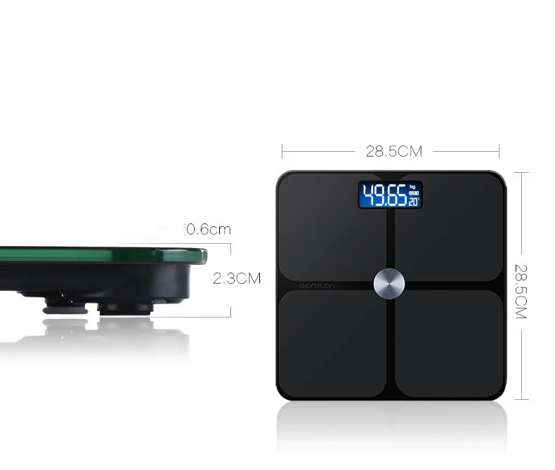 Новые электронные напольные весы Smart Digital Bathroom Weight Mi бытовые для взвешивания тела