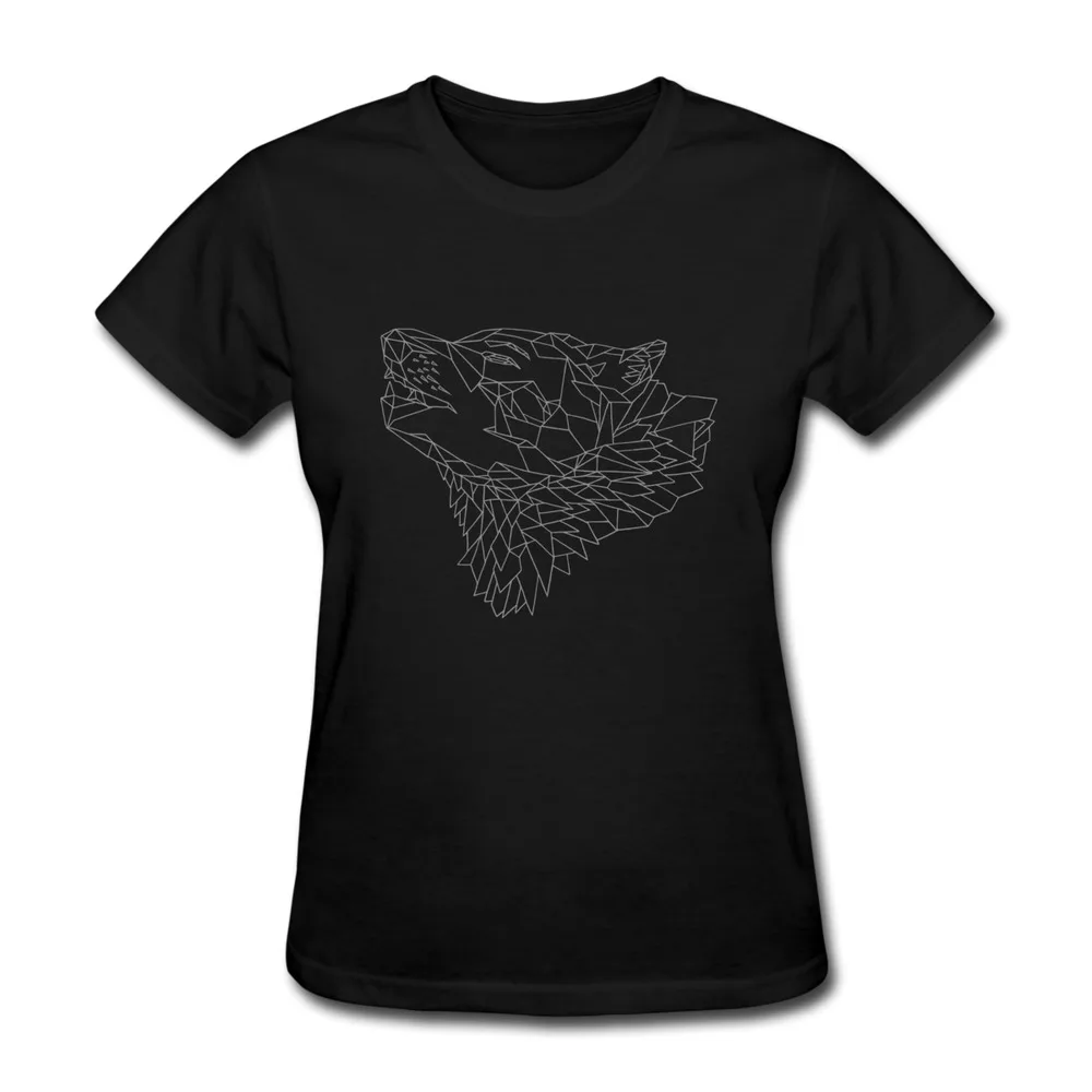 Custom Casual T Shirt Women A Wolf's Tale Funny Summer Shirts Slim Fitted | Женская одежда