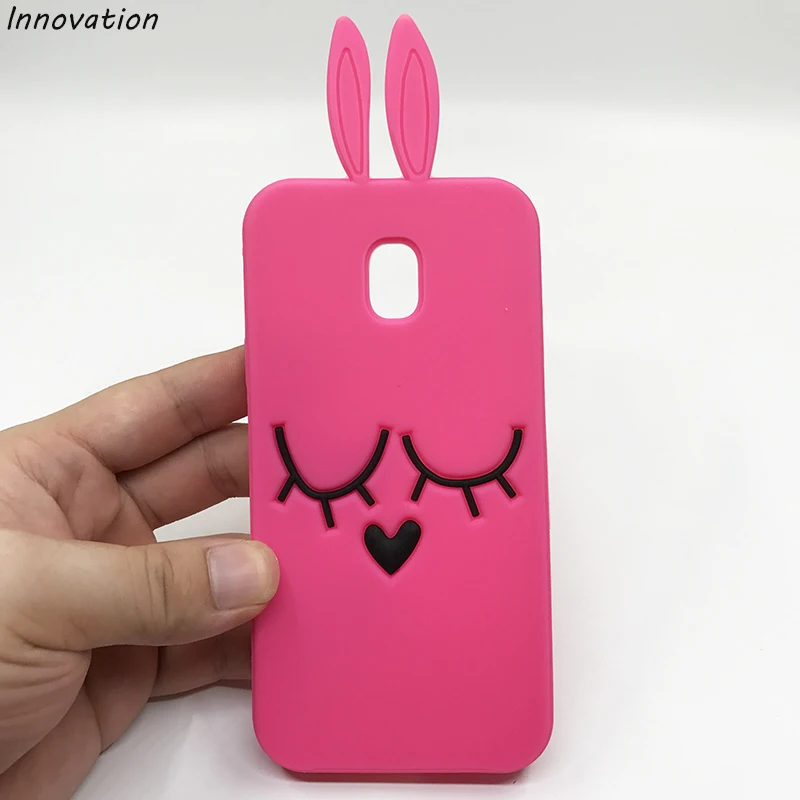 

Innovation Case For Samsung Galaxy S5 S6 S7 Edge J3 J5 J7 2016 2017 Prime Rabbit 3D Silicone Cover For iPhone 5 5S 6 6S 7 Plus