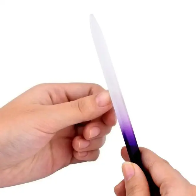 Набор из 5 хрустальных стеклянных пилки для маникюра-радужные кристаллы стеклянная пилочка для ногтей много пилок для маникюра