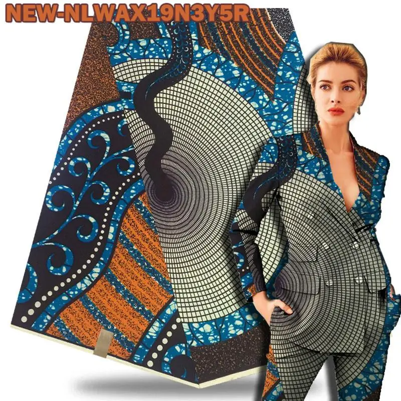 

African Ankara Fabric Hojilou High Quality Dutch Wax Print Fabric Printing 100% Cotton African Dutch Real Dutch Wax