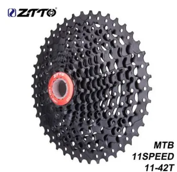 

ZTTO MTB Bicycle Parts Bike Wide Ratio MTB Cassette 11 Speed 11-42T BLACK Compatible For Parts M7000 M8000 M9000