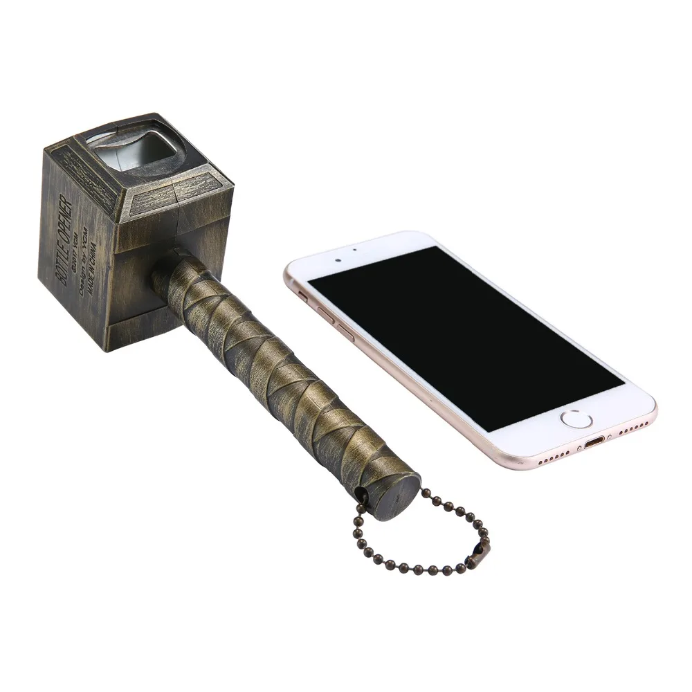 맥주 병 오프너 토르 모양의 병따개 망치 와인 코르크 스크류 음료 렌치 저녁 식사 파티 도구 바 오프너