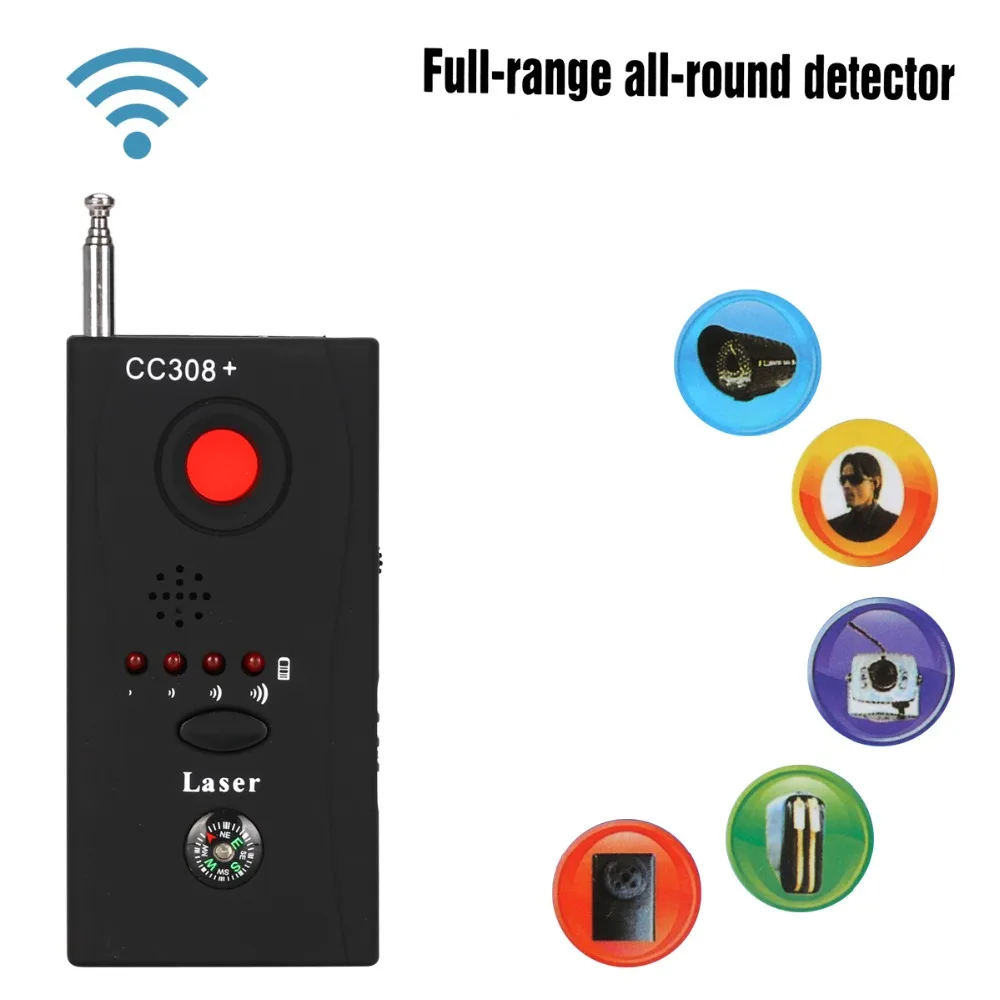 Новый ЕС анти подслушивающее устройство лазерный детектор Finder для gps CCTV сигнала