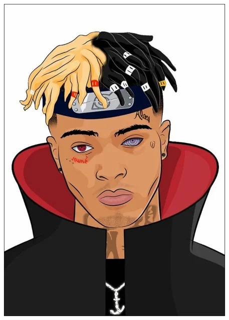 Модульный домашний декор настенная живопись на холсте XXXTentacion Rap хип хоп музыка звезда картины с певцом принты Северный плакат гостиная - Цвет: BO xianru1410-14