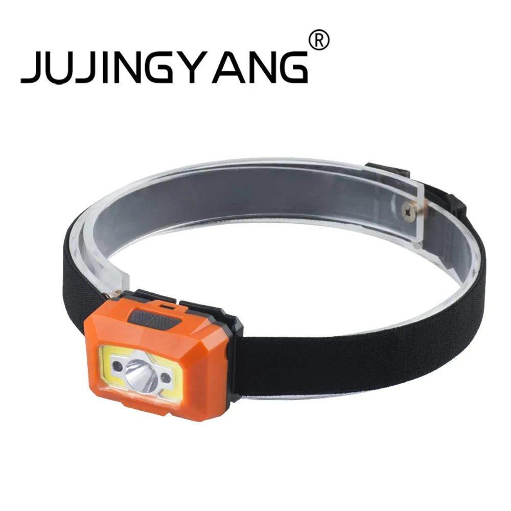 

JUJINGYANG XPE LED headlamp with IR sensor control headlight for fishing head lamp