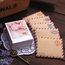 Винтажный Набор открыток Ломо/с конвертами и наклейками/60 листов подарочных поздравительных открыток в комплекте