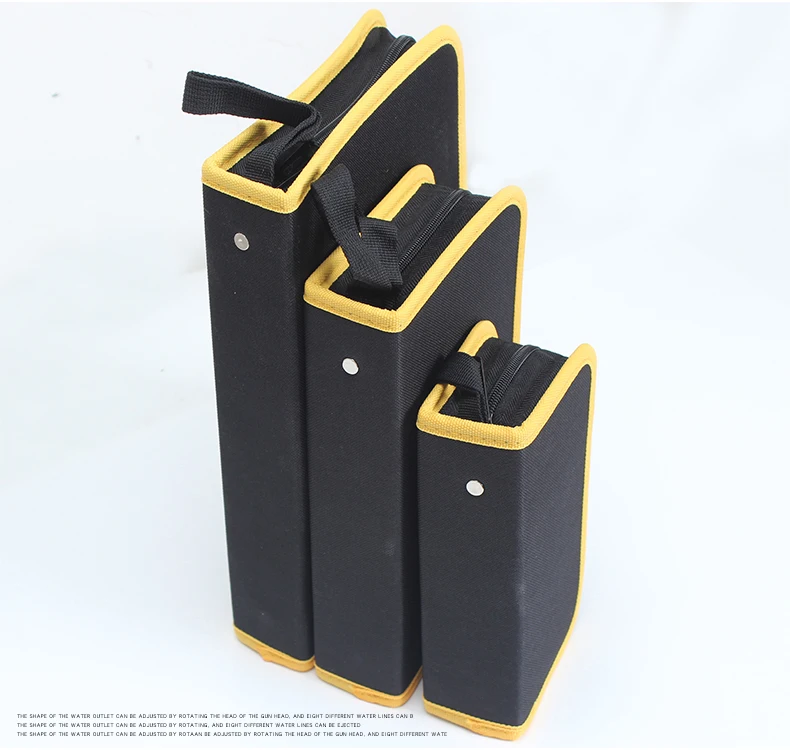 CAMMITEVER сумка для инструментов с желтыми краями электрика холст ремонт паяльника долото рулон электрических инструментов хозяйственная сумка карман
