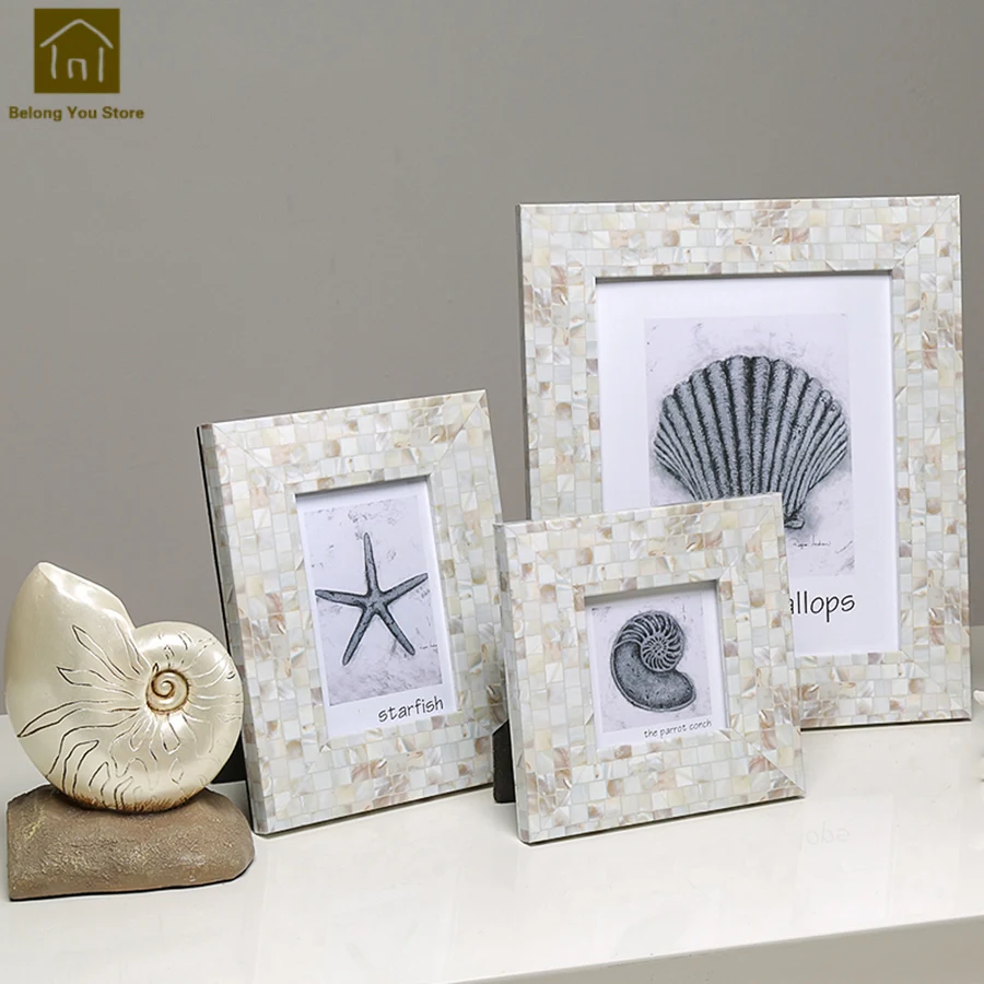 

European Retro Creative Picture Frame Stage Do Old Vintage Photo Frame Home Wooden Decor Marcos De Fotos Poster Frames WKM018