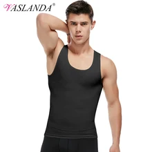VASLANDA сауна тренировочный жилет мужское моделирующее белье шейпер для живота животик контроль живота тонкая талия тренажер нижнее белье