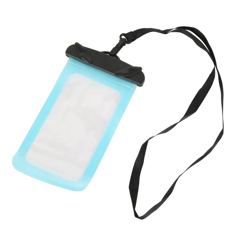 Портативный водонепроницаемый плавательный мешок рафтинг водные виды спорта эфирные круглые папки водонепроницаемая сумка Мобильный телефон сумка - Цвет: Light Blue