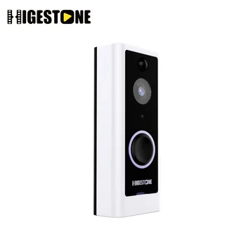 

Higestone 1080P iOS Android WiFi Smart Wireless IP Camera Ring Video Door bell Two Way Audio APP Control Battery Cloud Storage