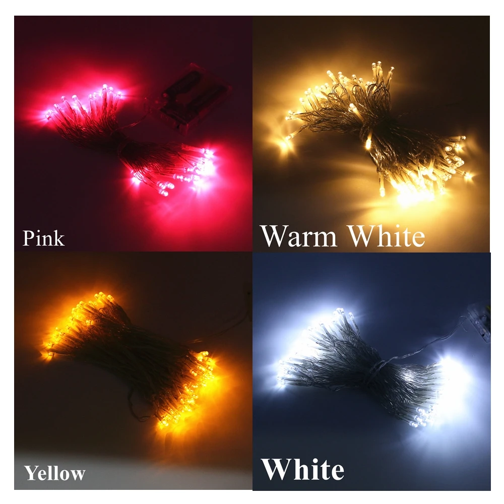 3 M 4 m 5 M LED Cadena de luz AA pilas garland Fairy lámparas Luces LED decoración para todos fiestas Navidad boda 3 M 4 m 5 M LED Cadena de luz AA pilas garland Fairy lámparas Luces LED decoración para todos fiestas Navidad boda