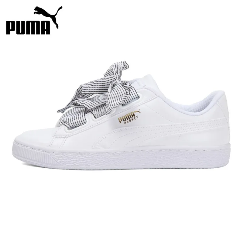 Оригинальный Новое поступление 2018 Puma Basket Heart Wn's Для женщин Обувь для скейтбординга Спортивная обувь