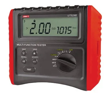 

Fast arrival UT529A Insulation 500Mohm & Earth Ground Resistance AC/DC Voltage Multi-function Meter Tester500V