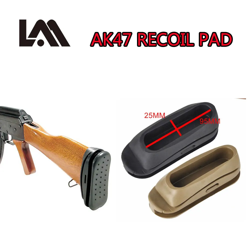 Lambul Tactical AK47 Recoil Pad сток ягодицы противоударный силиконовый каучук для softair Пистолет Аксессуары 47 Recoil Pad