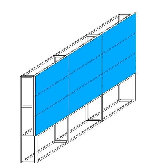 3x3 lcd Видео стена 46 дюймов супер тонкий экран 3x3 lcd Видео стена с ультра узким соединением экрана+ бесплатное программное обеспечение и кронштейны
