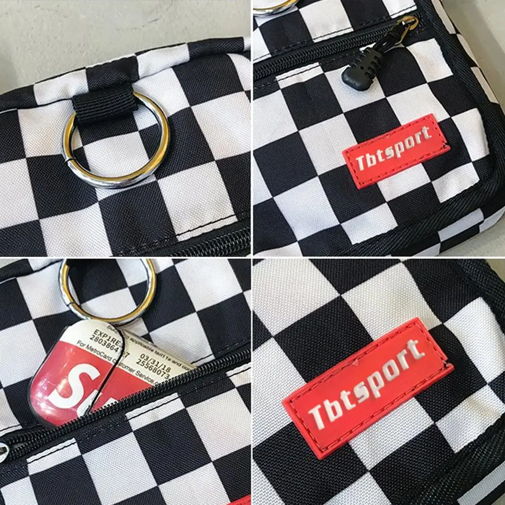 Bolso de lona de estilo Harajuku para mujer, Bolso pequeño de Color en contraste, estilo coreano, bolsos de hombro casuales de moda Bolso de lona de estilo Harajuku para mujer, Bolso pequeño de Color en contraste, estilo coreano, bolsos de hombro casuales de moda