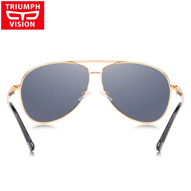 Мужские солнцезащитные очки TRIUMPH VISION, Классический фирменный дизайн, Lunette Polaroid, солнцезащитные очки для мужчин, высокое качество, металлические очки