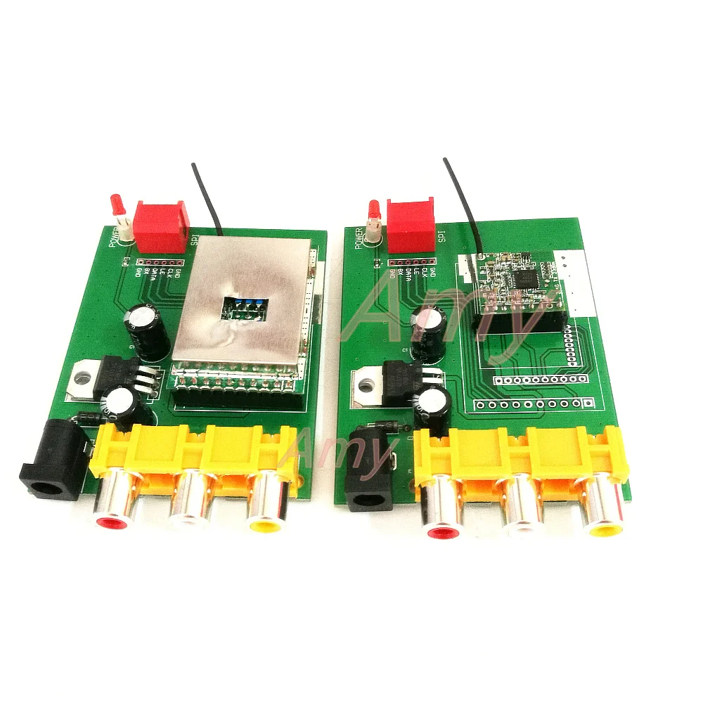 

2.4G wireless video module aerial distance of 300-500 meters stereo transmission module finished board