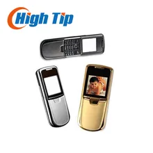 Nokia original 8800 gold cell phone English or russian keyboard with desktop charger leather case strap Freeship Refurbished