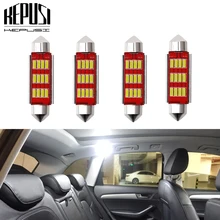 Buy 31mm 36mm 39mm 41mm Car Led Light Canbus C5W Festoon Lamp 12V white License Plate Lights For volvo xc90 xc60 v70 s80 s40 v60 c30 Free Shipping