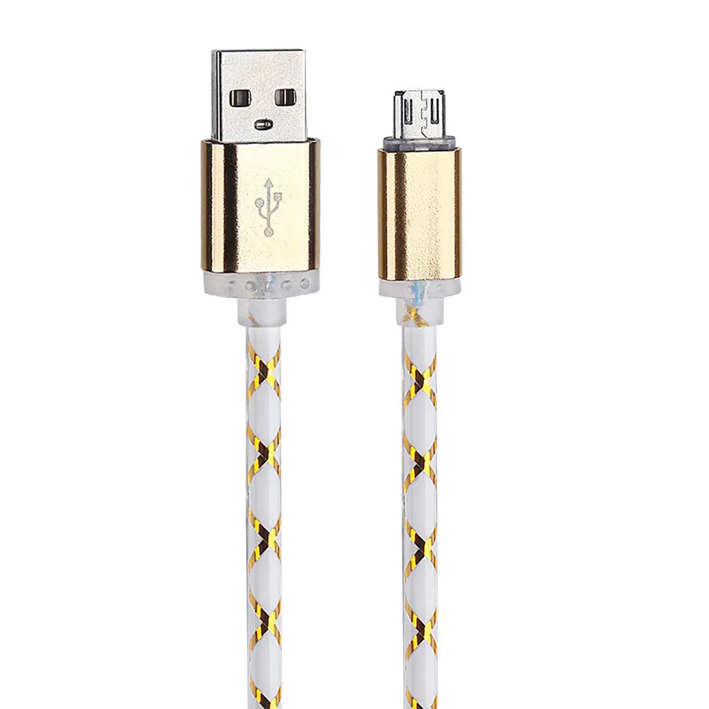 Micro USB кабель 2А 1 м Быстрая зарядка Плетеный алюминиевый Micro USB кабель для передачи данных и синхронизации для телефона Android адаптер кабель для зарядки#30