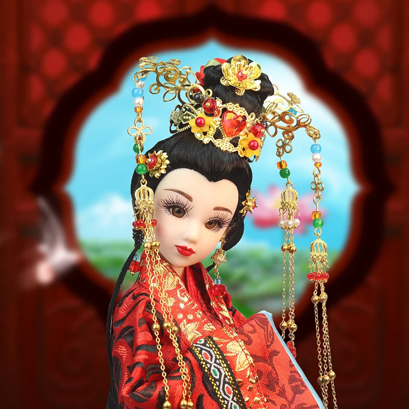 Шарм кукла Fortune Days East Древняя китайская династия Хань невеста 1/6 как BJD с макияжем