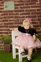 NPKCOLLECTION High-end vinyl silicone reborn baby doll toy newborn princess doll birthday holiday gift bedtime playmates
