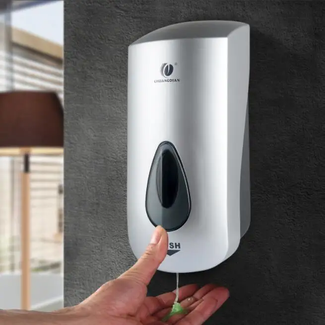 Fashion Large Capacity 1000ml satin nickel finished Liquid Soap