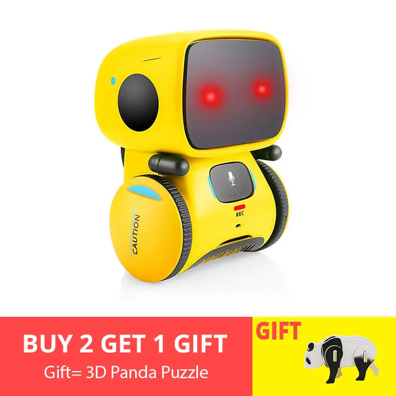 

Intelligent Robots for Kids Dance Music Recording Dialogue Touch-Sensitive Control Interactive Toy Smart Robotic for Kids Gift