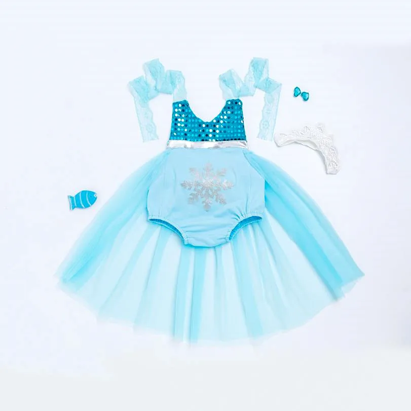 elsa baby dress