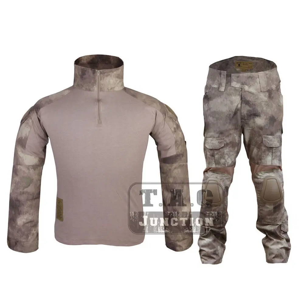 

Emerson G2 Combat Shirt & Pants Tops+Trousers w/ Elbow & Knee Pads Set Tactical Military Airsoft EmersonGear GEN 2 BDU Uniform