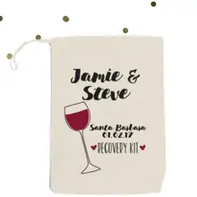 Пользовательские cheers подарок на свадьбу сумки Bachelorette Hangover набор для выживания прием гостей в доме невесты мешки для конфет