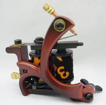 

10Pcs/lot Pro Casting Iron Tattoo Machine 10 Wraps coil stainless steel Tattoos Body Art Gun Coil Machine LPC-ITM-7031-2B