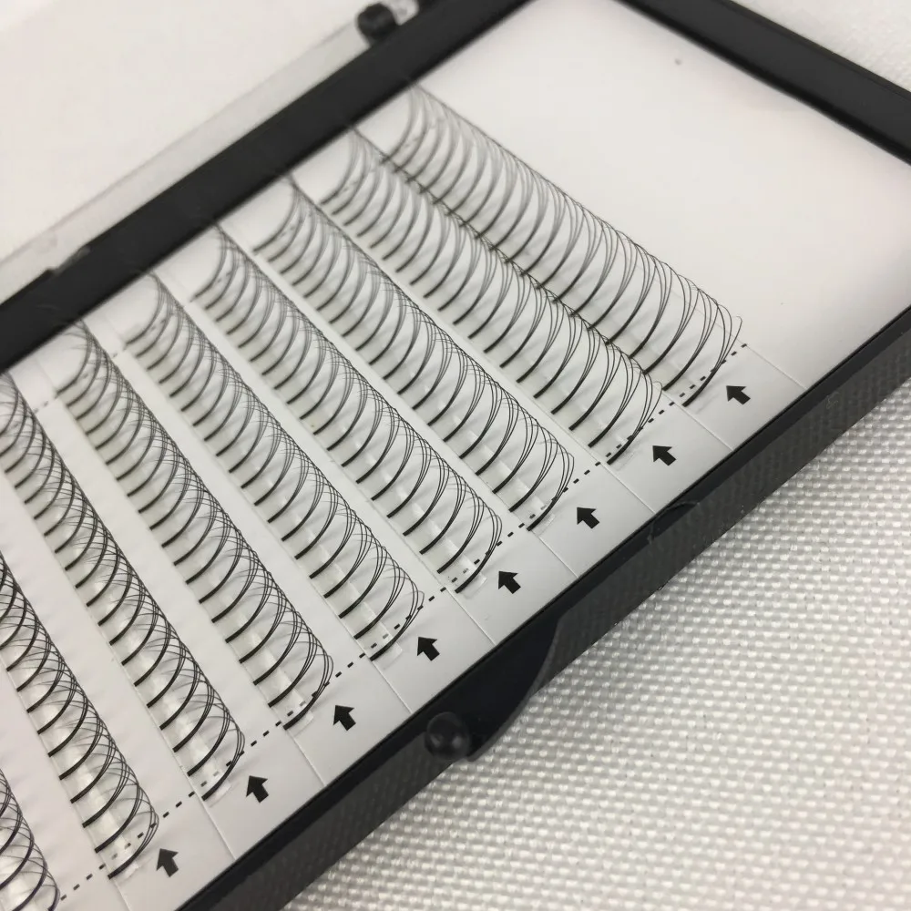 Long Stem Hotsale 3 Trayslot 3D C & D Curl Premade Fans Grafting Volume Fake Mink Eyelashes 3D False Clusters 9-15mm 3D Mink (5)