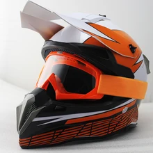 Motocross Helmets Off Road Racing bike Helmet Moto Casco Capacete with goggles casque moto cross cycling helmet