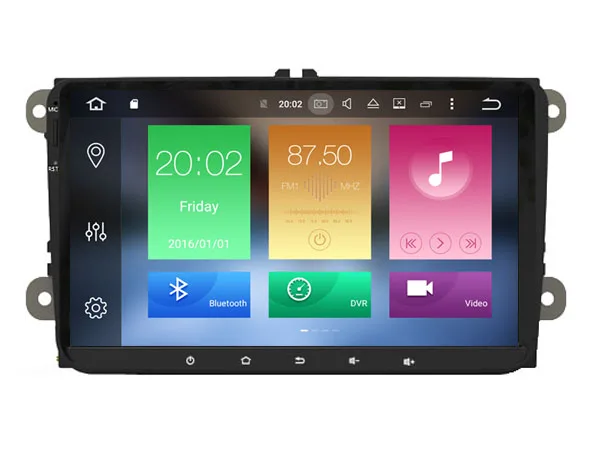 Clearance Ips screen Android 8.0 Car Dvd Navi Player FOR VW B6/CADDY/PASSAT/SAGITAR/TIGUAN/TOURAN gps auto stereo audio multimedia 11