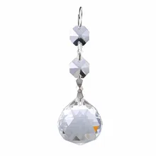 Новые простые круглые хрустальные люстры Подвески 1 шт./пакет призматические капли Освещение Висячие Части свадебное декоративное украшение для дома