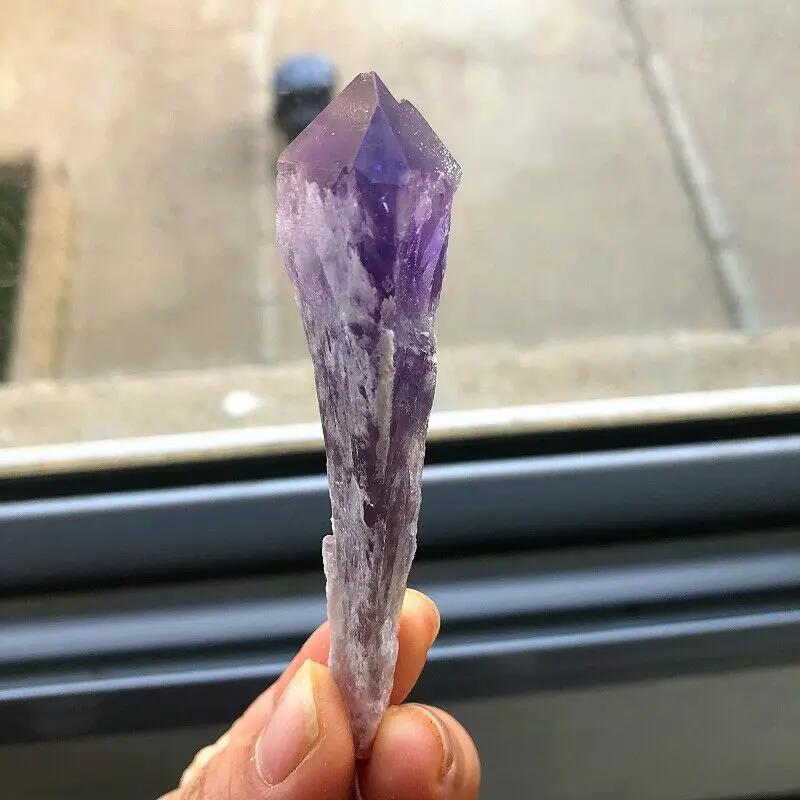 

NEW Raw Natural Amethyst Quartz Cluster Crystal Seed Wand Point Specimen Uruguay Natural Quartz Crystals DIY Material Decoration