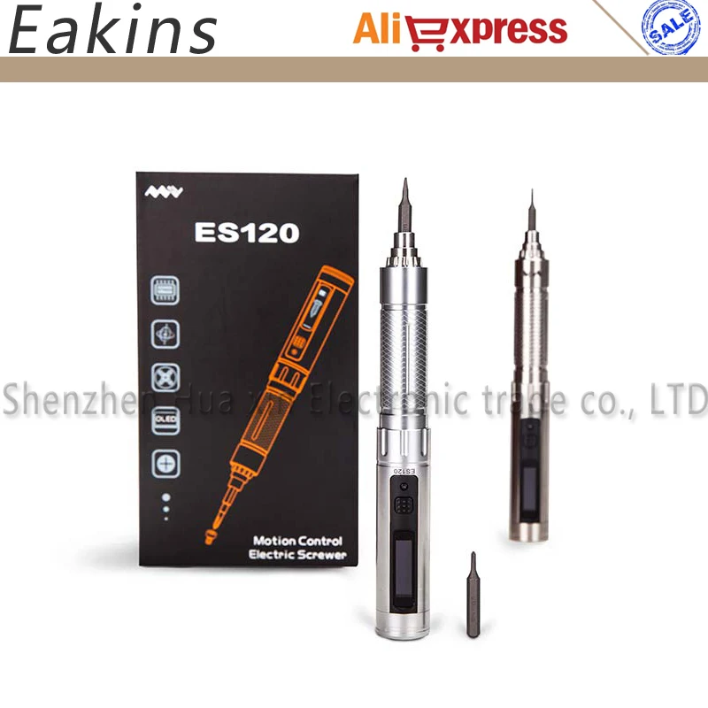 

ES120 Mini Precision Motion Control Cordless Electric Power Screwdriver Smart Motion Control With Portable Pouch