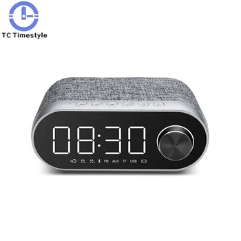 

Alarm Clock Wireless Speaker Subwoofer Electronic Wecker Home Table Wake Up Light Reveil Matin Despertador Infantil Radio