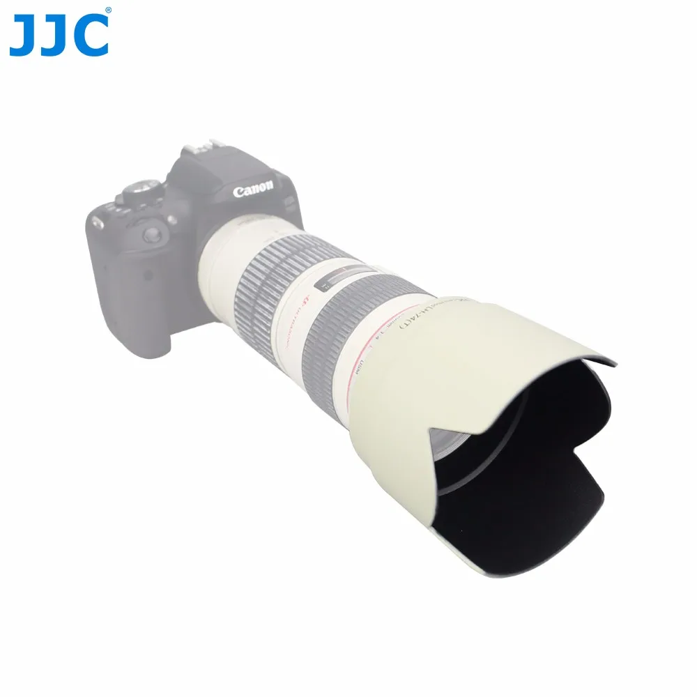 JJC LH-74(t) w белый бленда Тенты для Canon EF 70-200 мм f, 4L IS USM 70-200 мм f, 4L USM заменить Canon ET-74