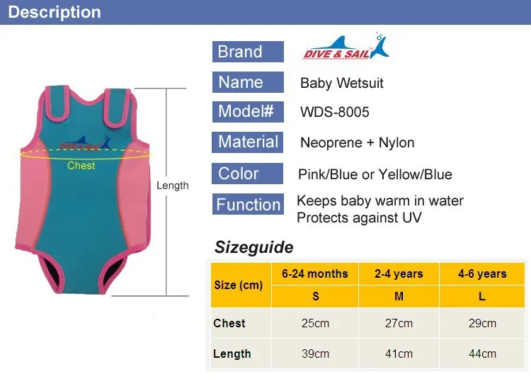 Full Jumpsuit Swimwear Core Warmer 2mm One-piece Wetsuits Neoprene Youth Premium S/M/L/XL Youth's Pink Yellow Shorty