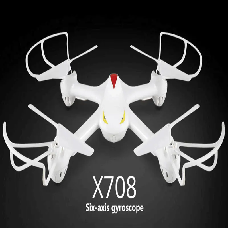 

Newest RC Helicopters MJX X708 RC Quadcopter RTF 2.4GHz 4CH 6-Axis Gyro Headless Mode One Key Return Model Rc Drone