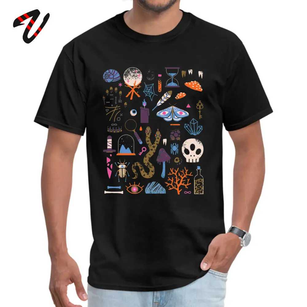 New Arrival Curiosities Customized T Shirts Crew Neck Pure Cotton Mens Tops T Shirt Short Sleeve Sweatshirts NEW YEAR DAY Curiosities19355 black