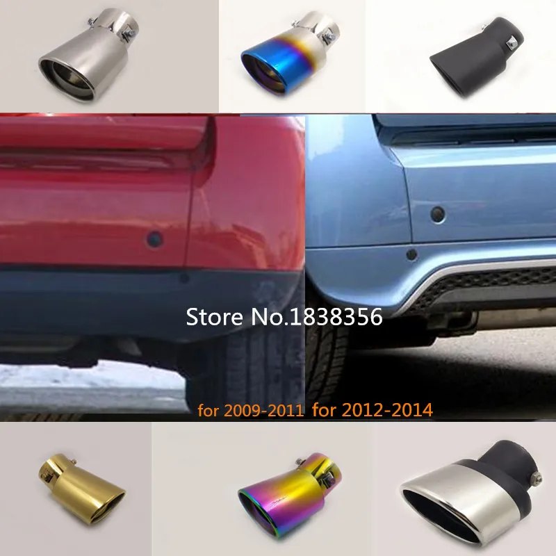 

For Benz smart fortwo 2009-2014 car cover muffler exterior end pipe outlet dedicate stainless steel exhaust tip tail 1pcs