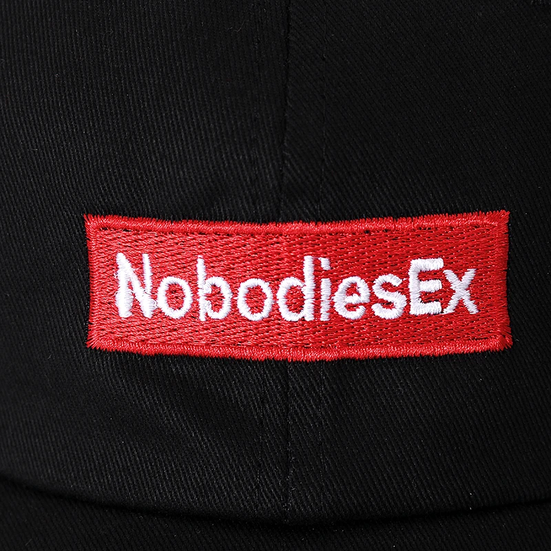 Высокое качество письмо NobodiesEx Snapback Кепки хлопок Бейсбол Кепки для Для мужчин Для женщин Регулируемая Хип-хоп папа шляпа Bone Гаррос Casquette